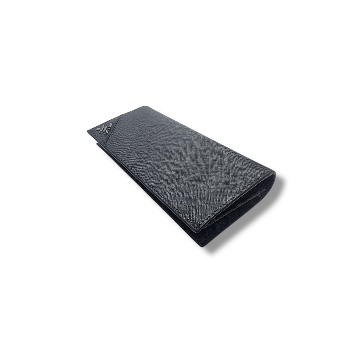Prada 2MV836 Saffiano Leather Bifold Wallet (Black)
