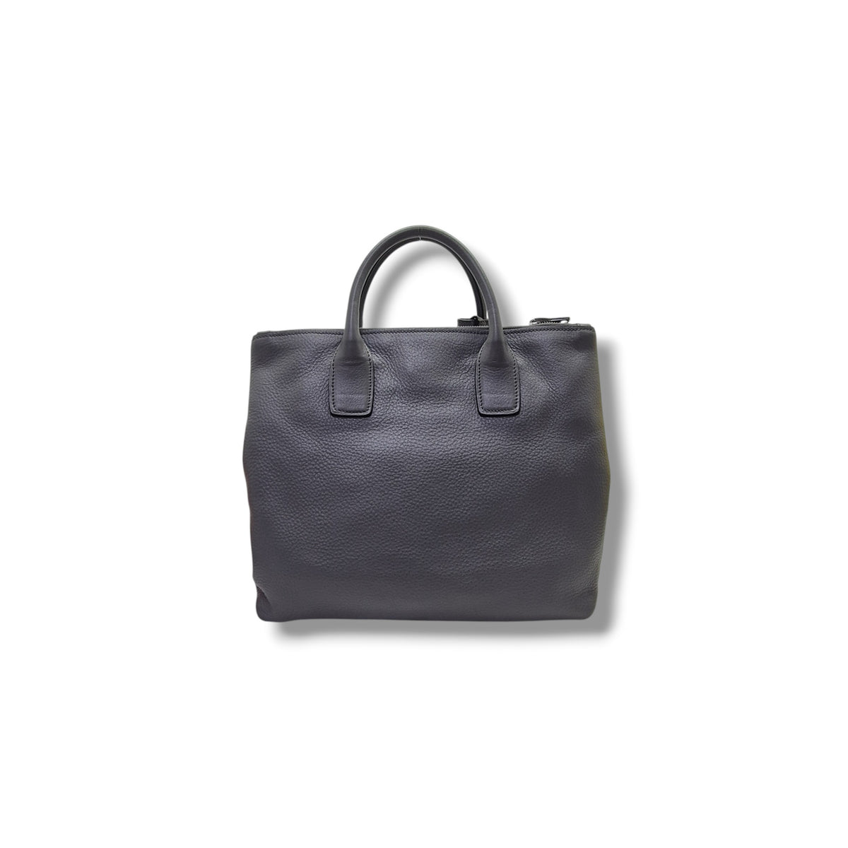Prada BN2700 Vitello Daino Leather Tote Bag Shw (Grey)