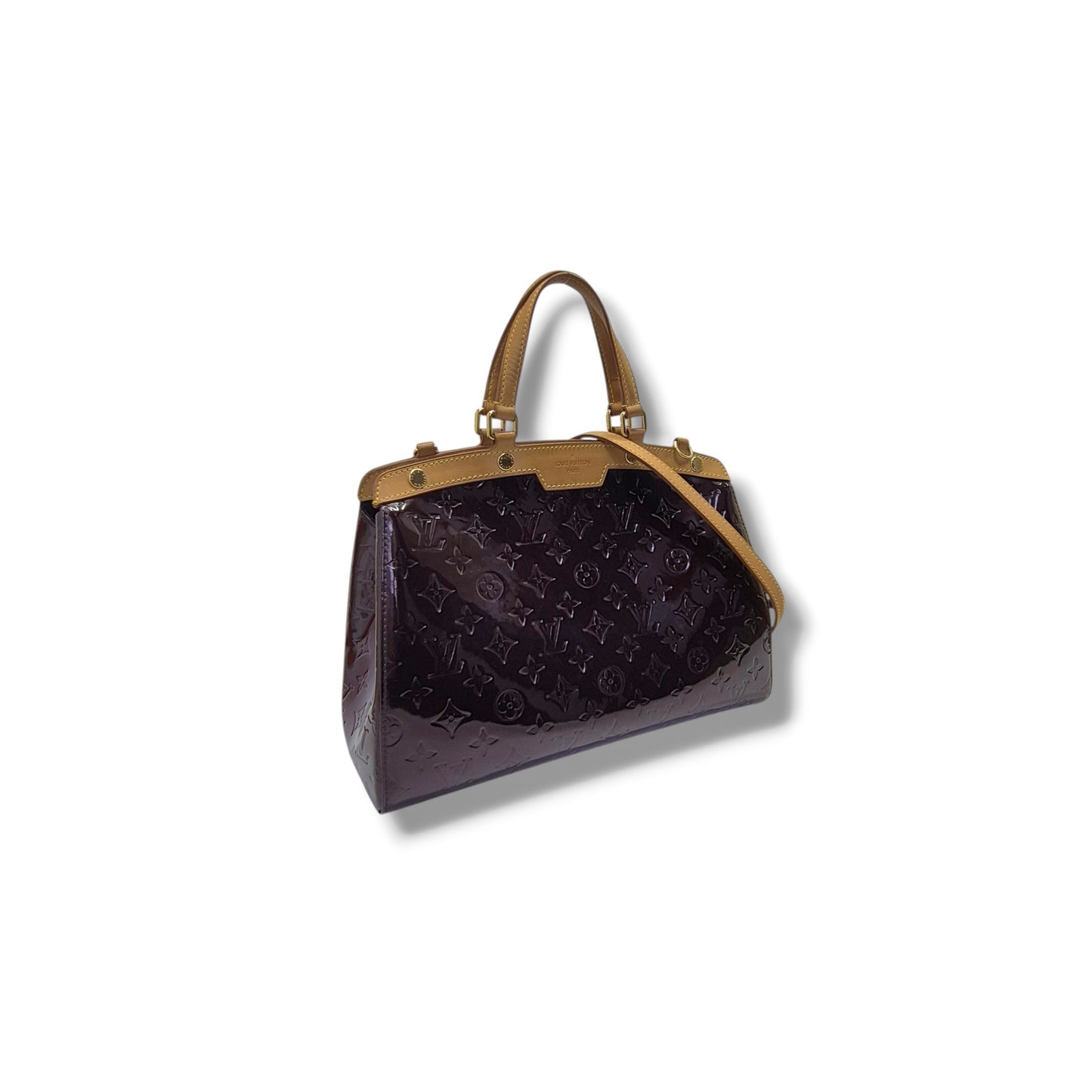 Louis Vuitton Brea MM Monogram Amarante Vernis Ghw