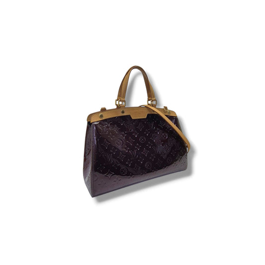 Louis Vuitton Brea MM Monogram Amarante Vernis Ghw