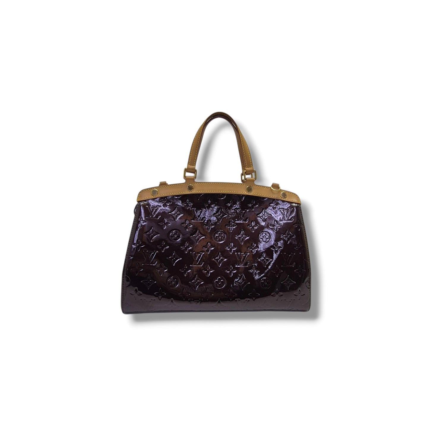 Louis Vuitton Brea MM Monogram Amarante Vernis Ghw
