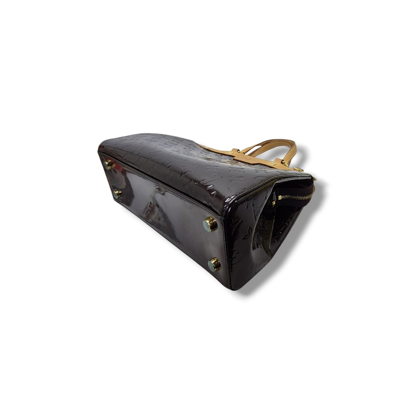 Louis Vuitton Brea MM Monogram Amarante Vernis Ghw