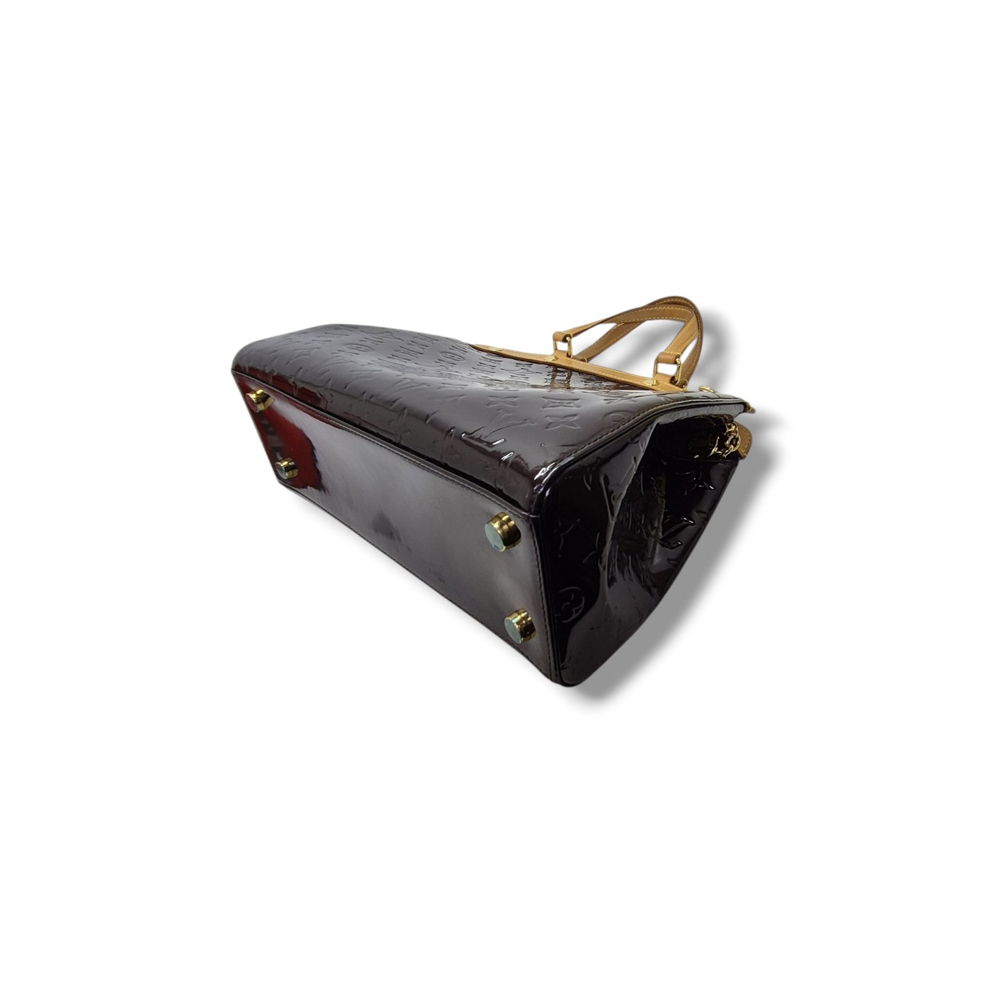Louis Vuitton Brea MM Monogram Amarante Vernis Ghw
