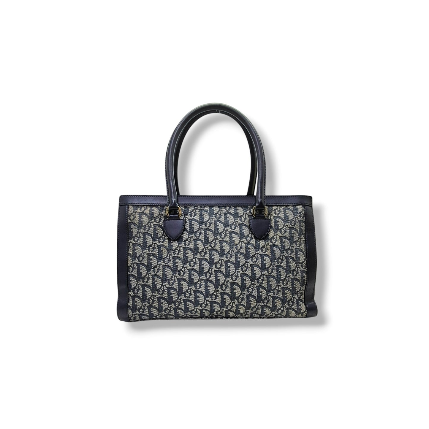 Christian Dior Diorissimo Lovely Canvas Bag Shw (Black)