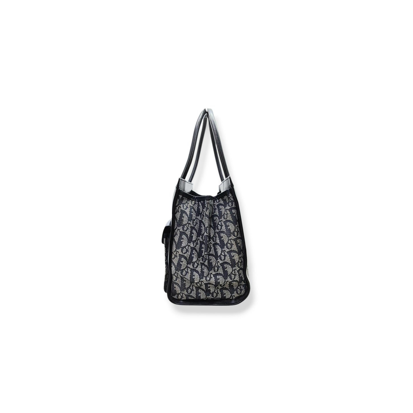 Christian Dior Diorissimo Lovely Canvas Bag Shw (Black)