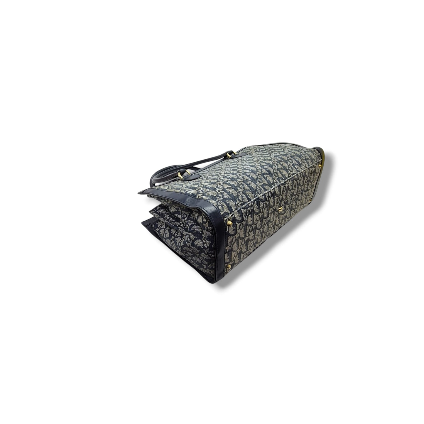 Christian Dior Diorissimo Lovely Canvas Bag Shw (Black)