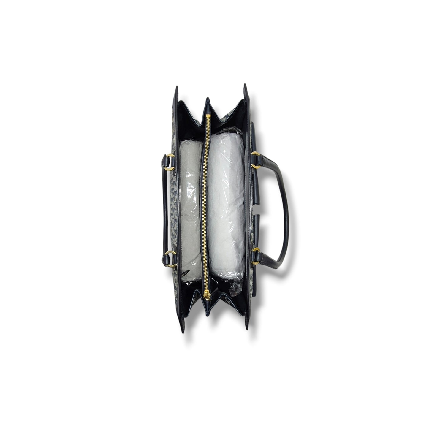 Christian Dior Diorissimo Lovely Canvas Bag Shw (Black)