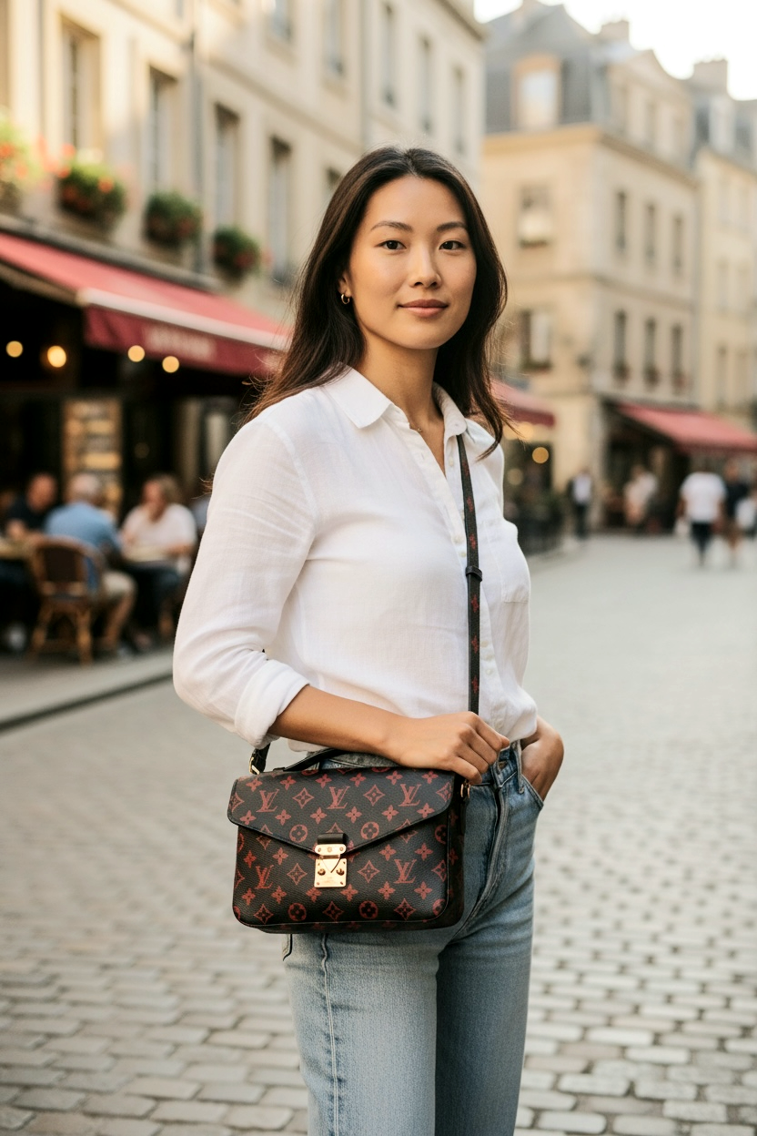 Louis Vuitton Pochette Metis Monogram Infrarouge Ghw