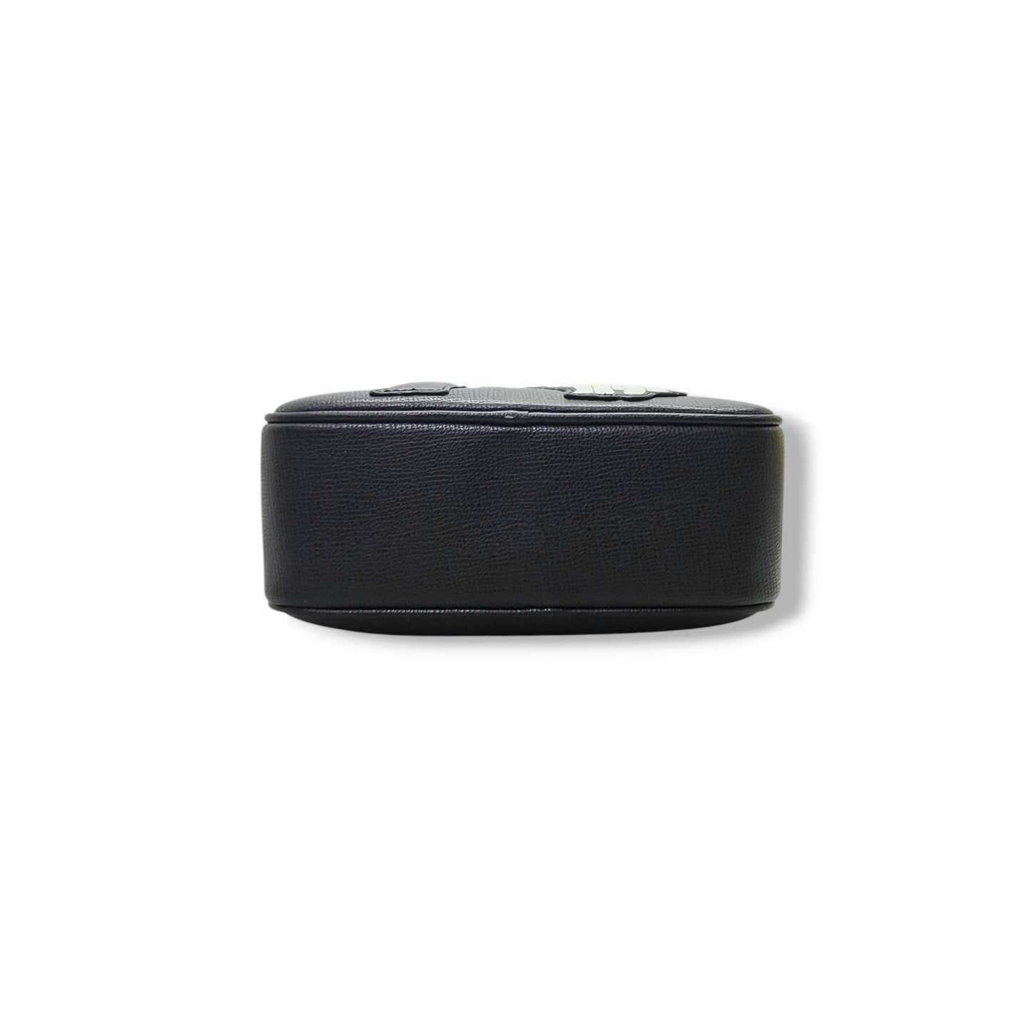 Karl Lagerfeld Maybelle Leather Round Head Duo Camera Bag Shw (Black)