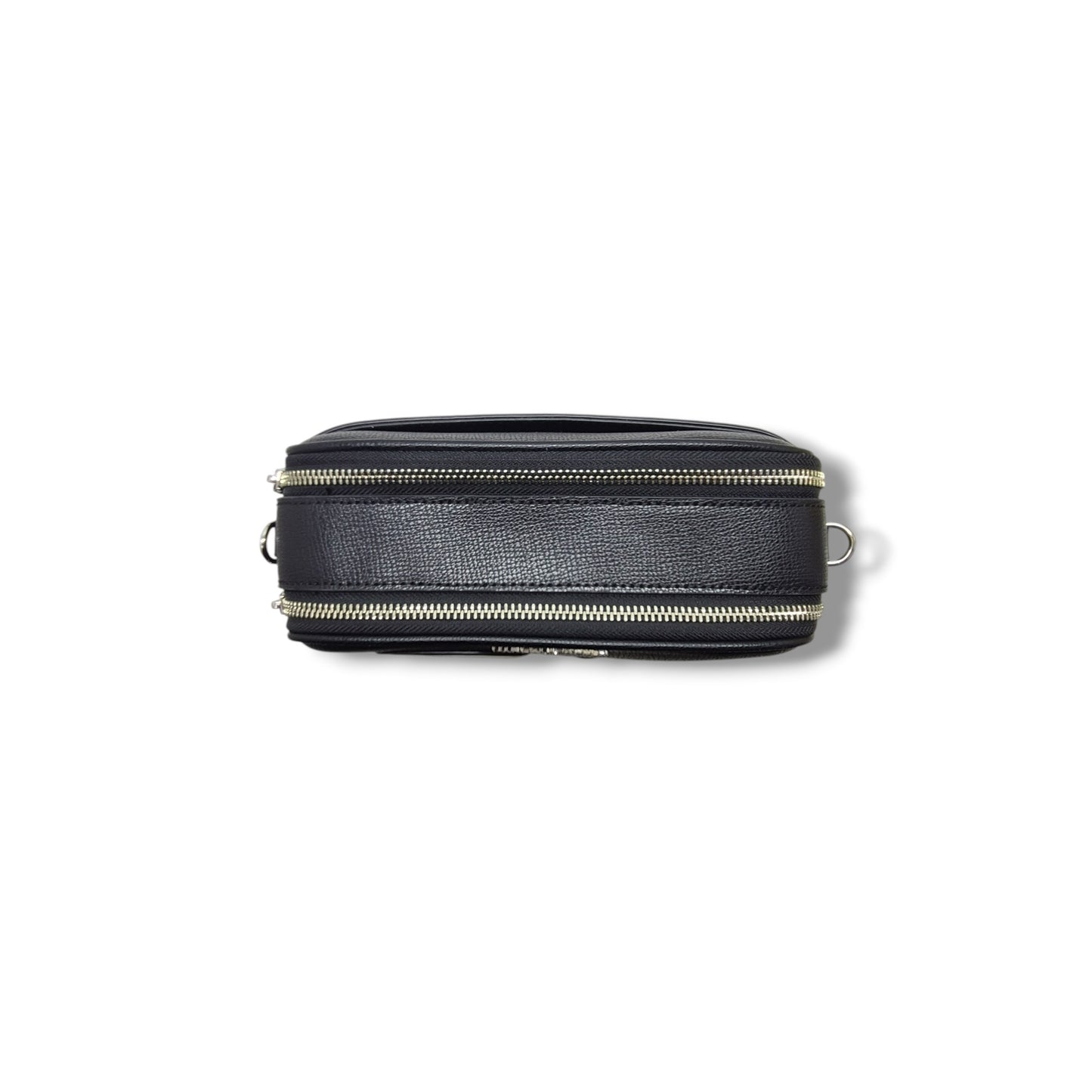Karl Lagerfeld Maybelle Leather Round Head Duo Camera Bag Shw (Black)