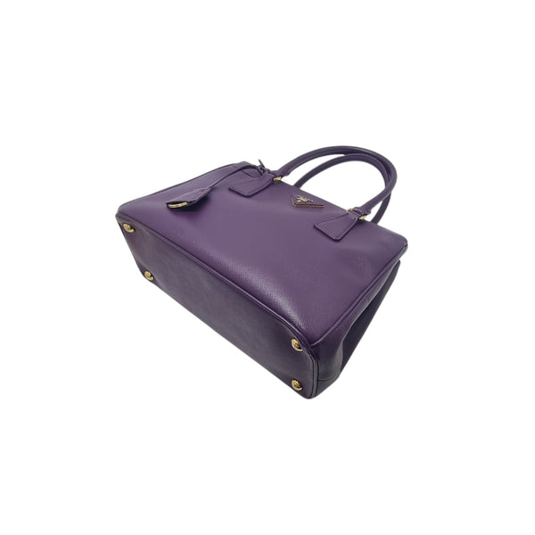 Prada BN2863 Saffiano Lux Tote Bag Ghw (Purple)