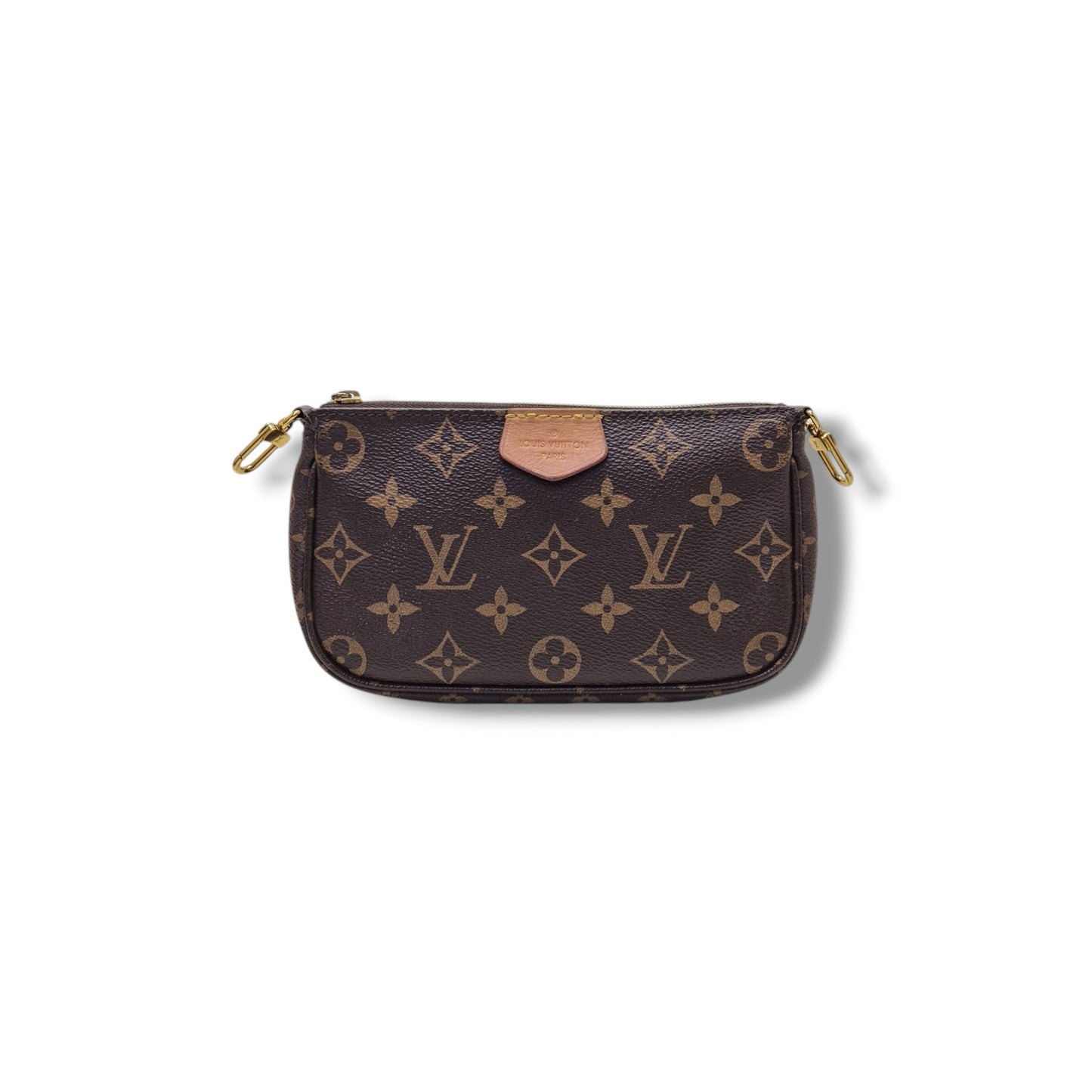 Louis Vuitton Multi Pochette Accessoires Monogram Rose Clair Ghw