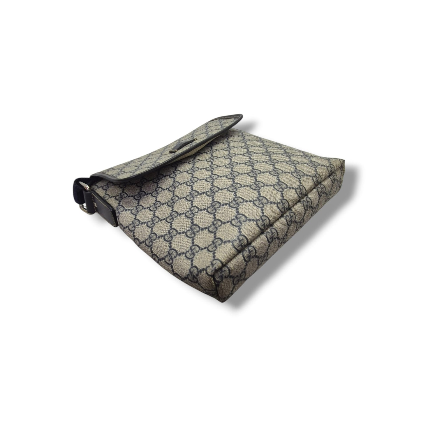Gucci GG Supreme Messenger Bag Shw ( Navy Blue)