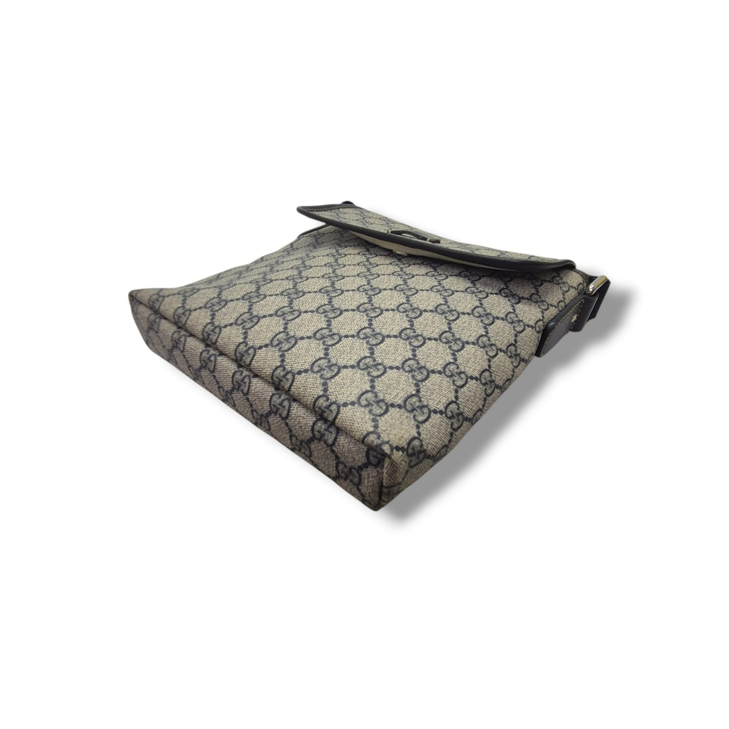Gucci GG Supreme Messenger Bag Shw ( Navy Blue)