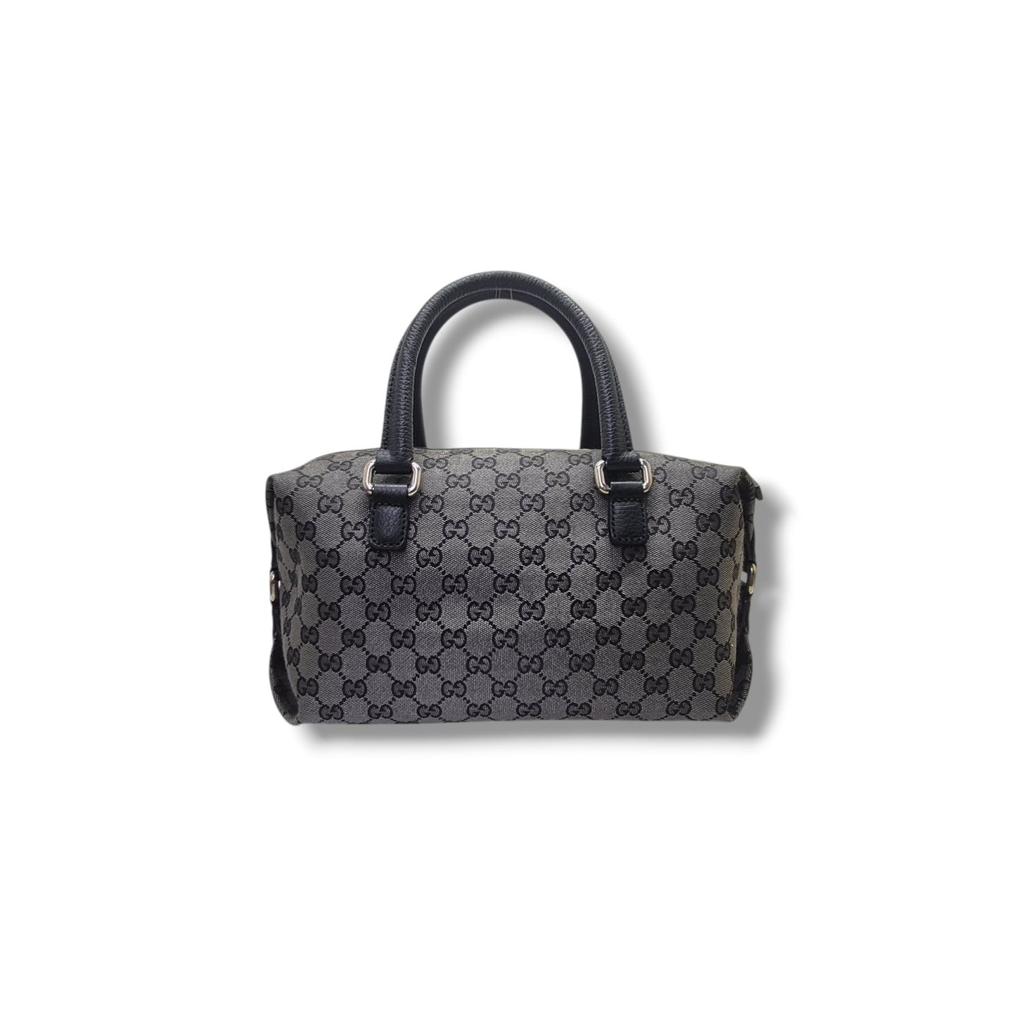 Gucci GG Joy Crystal Canvas Boston Bag Shw (Black Crystal)