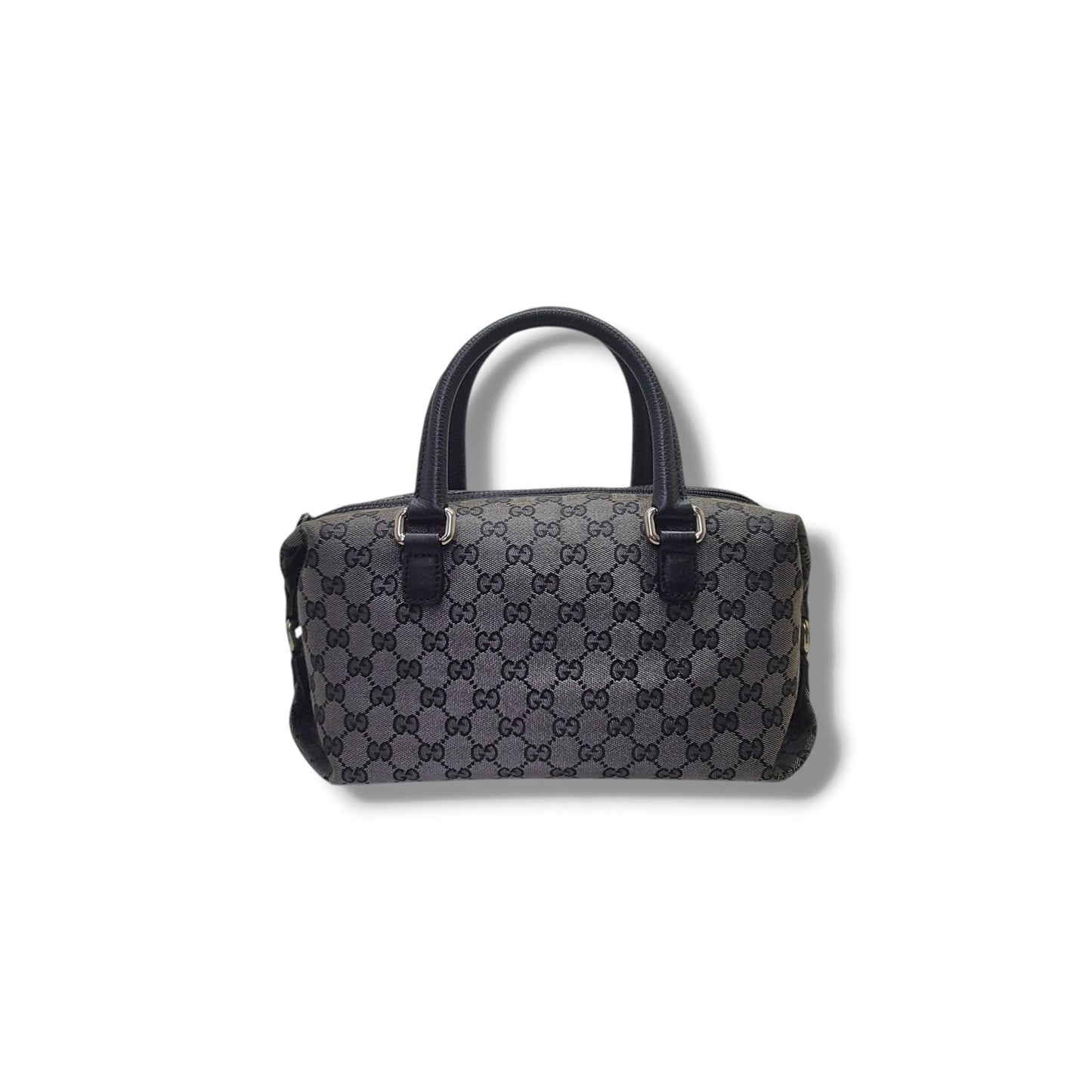 Gucci GG Joy Crystal Canvas Boston Bag Shw (Black Crystal)