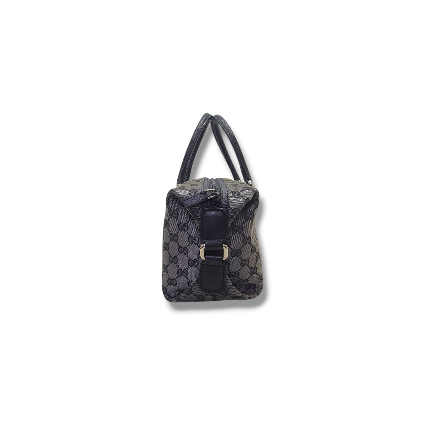 Gucci GG Joy Crystal Canvas Boston Bag Shw (Black Crystal)