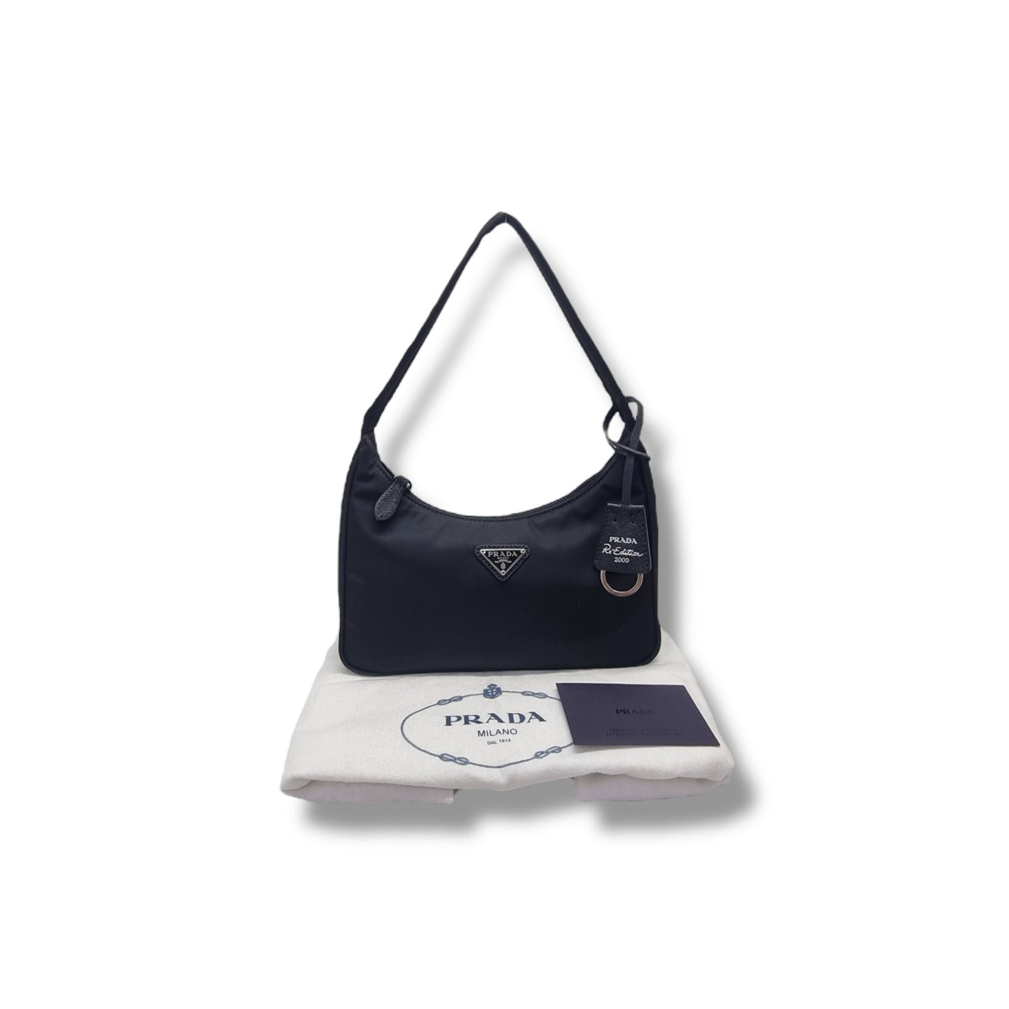 Prada Re-Nylon Re-Edition Hobo Shw (Black)