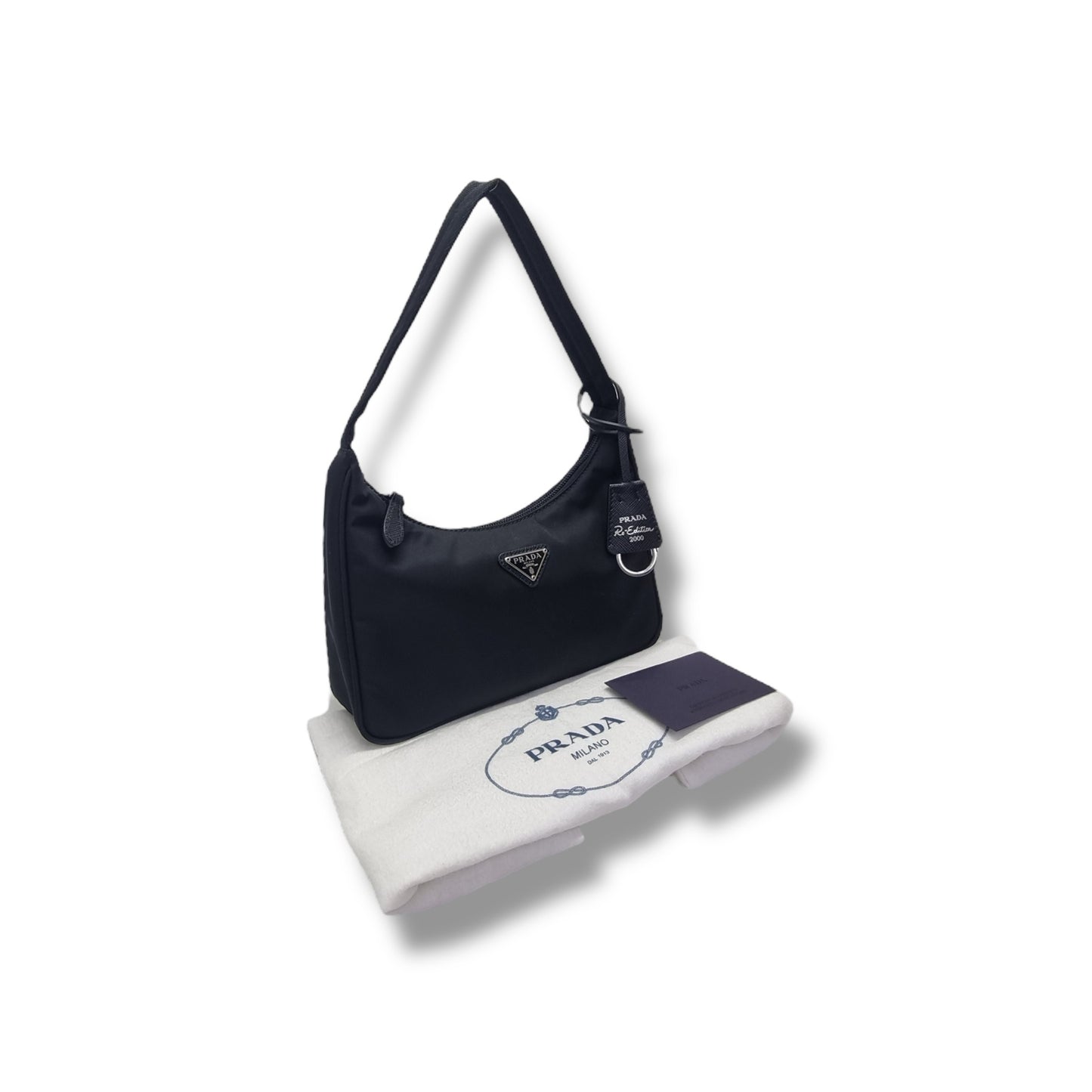 Prada Re-Nylon Re-Edition Hobo Shw (Black)