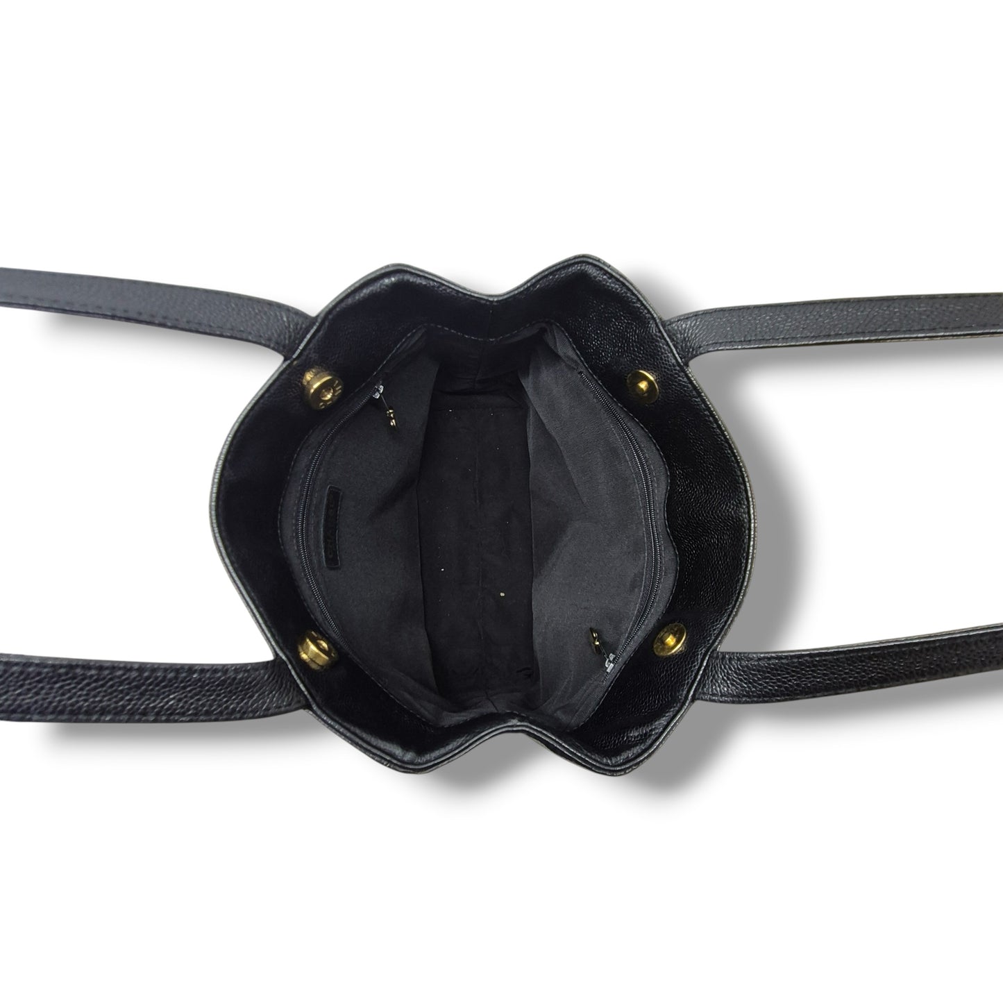 Chanel Vintage CC Turnlock Shoulder Bag Caviar Ghw (Black)