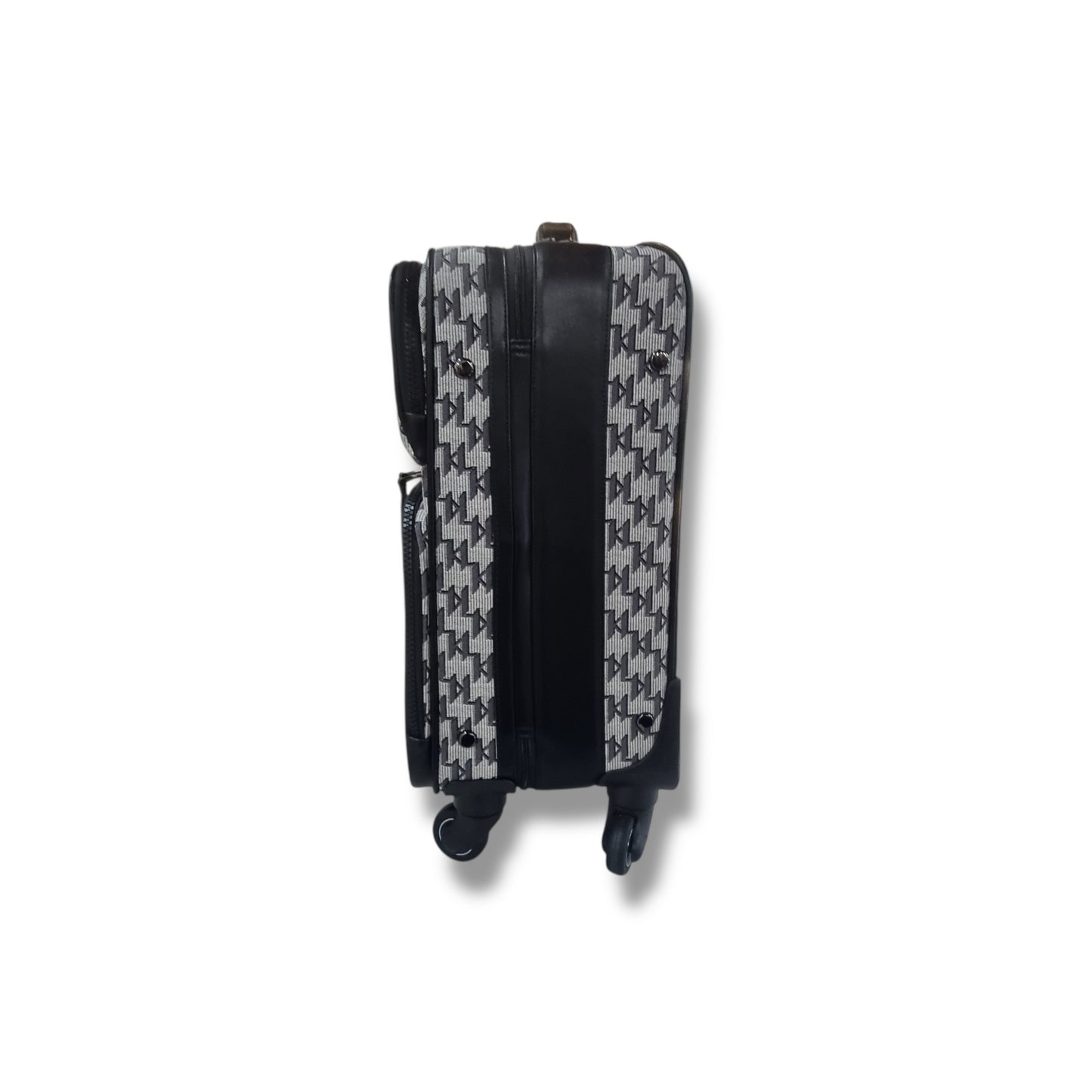 Karl Lagerfeld K/Monogram Trolley Case Bhw (Black/Grey)