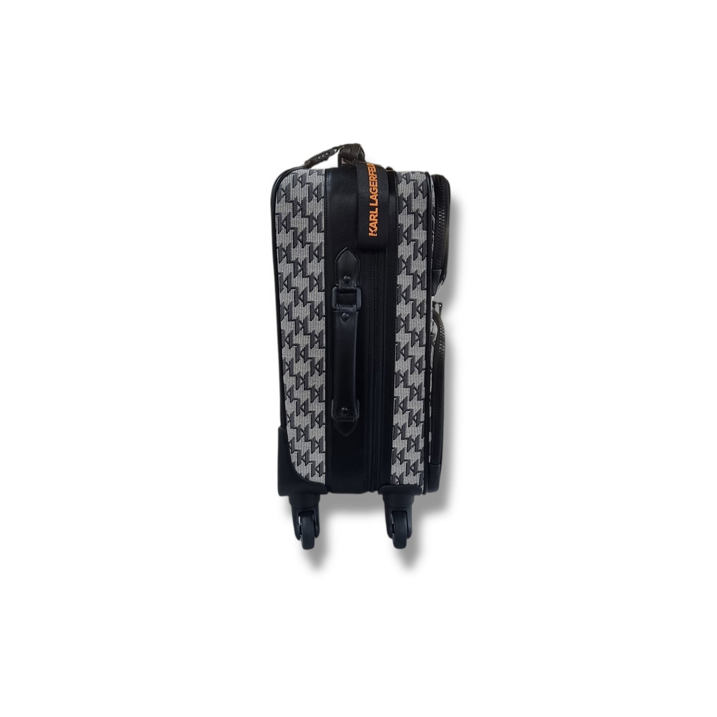 Karl Lagerfeld K/Monogram Trolley Case Bhw (Black/Grey)