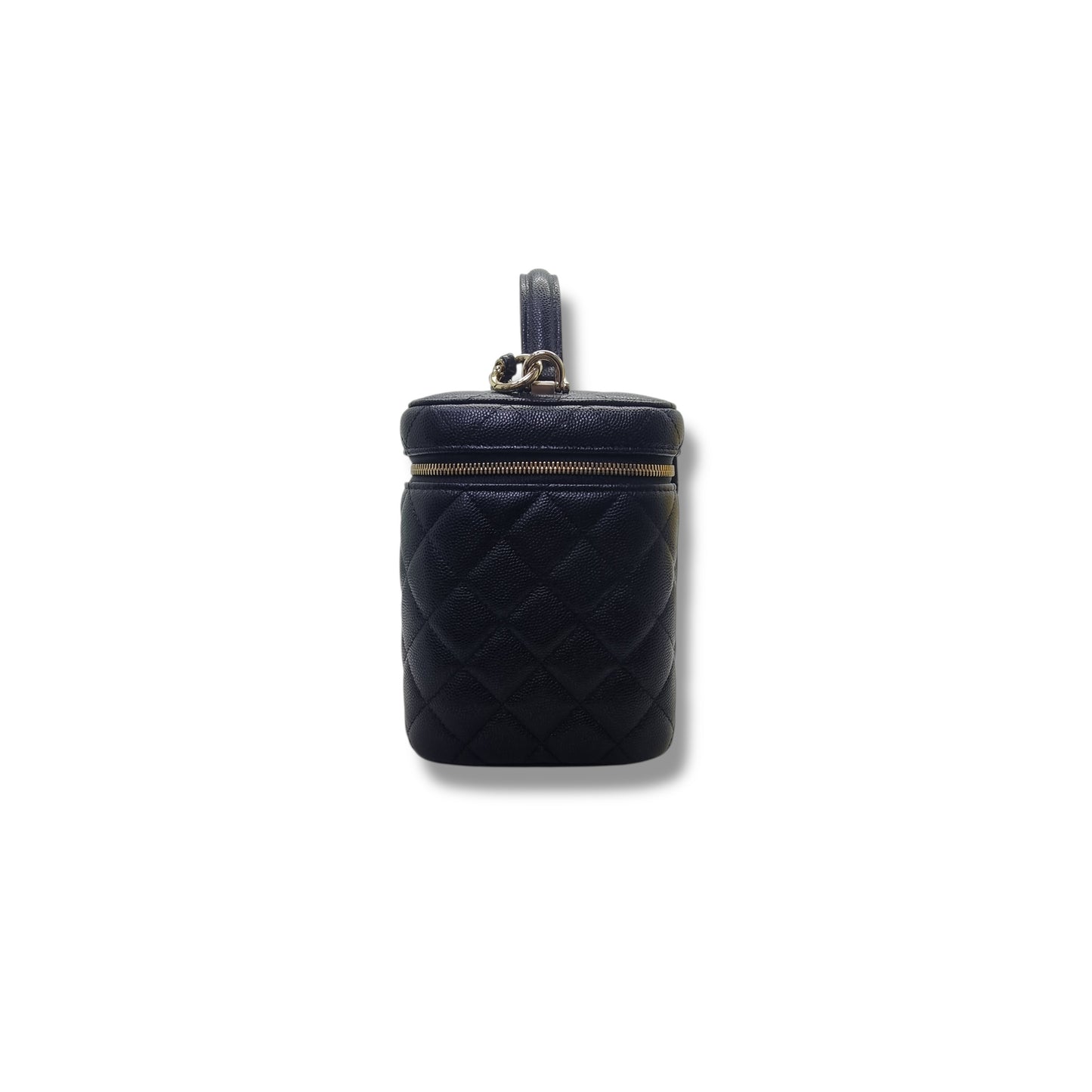 Chanel Vanity Case Caviar Ghw (Black)
