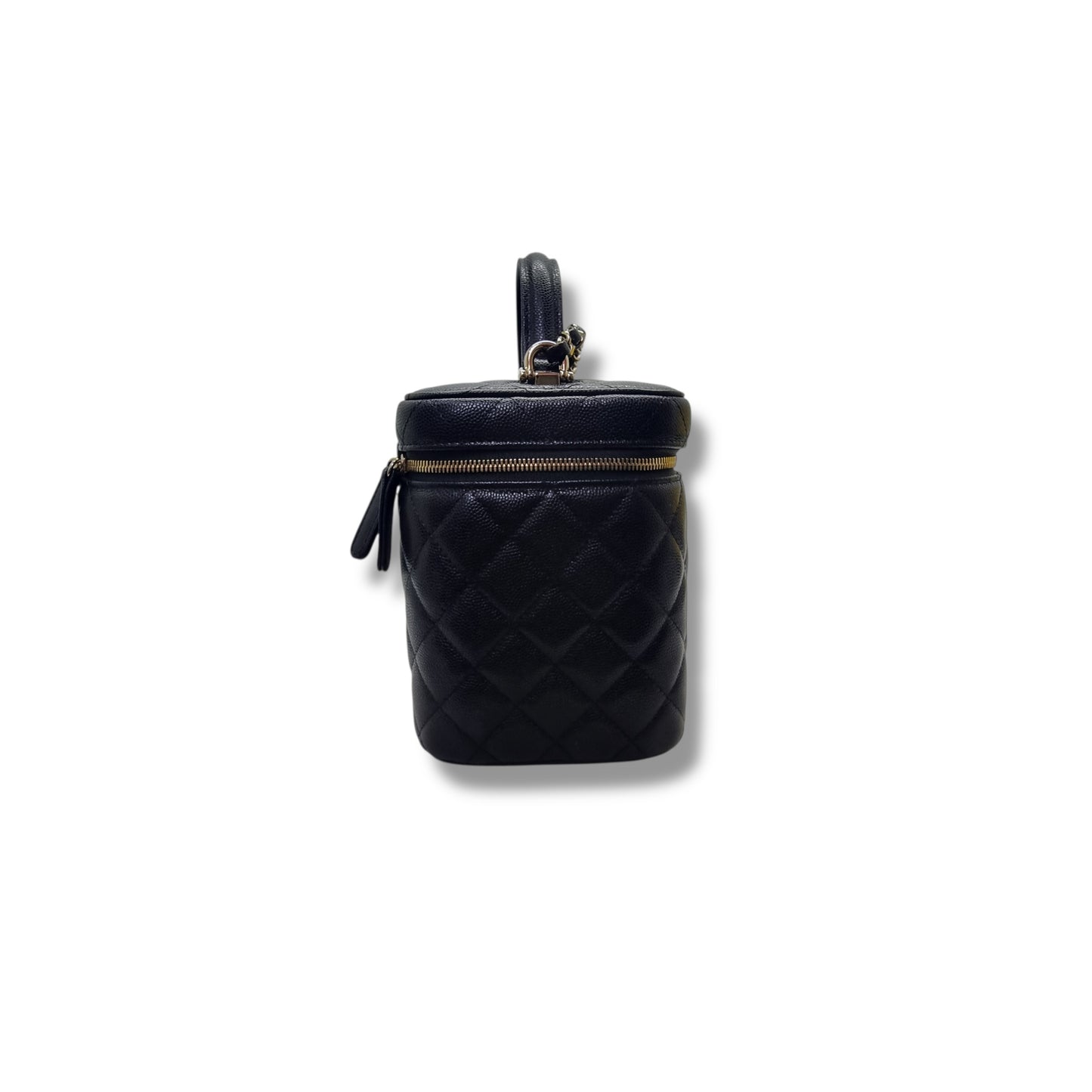 Chanel Vanity Case Caviar Ghw (Black)