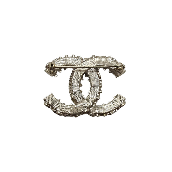 Chanel Enamel CC Baroque Brooch (Brown)