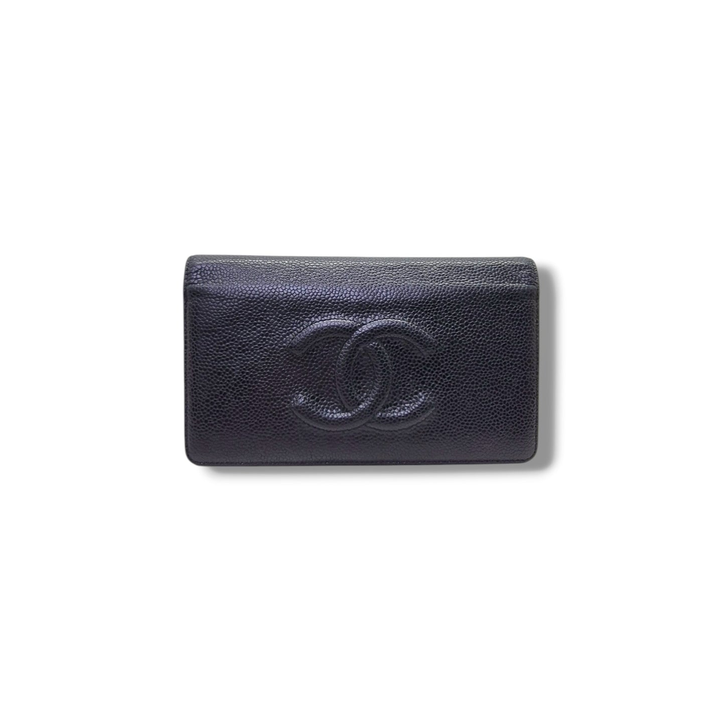Chanel Timeless CC Bifold Wallet Caviar (Black)