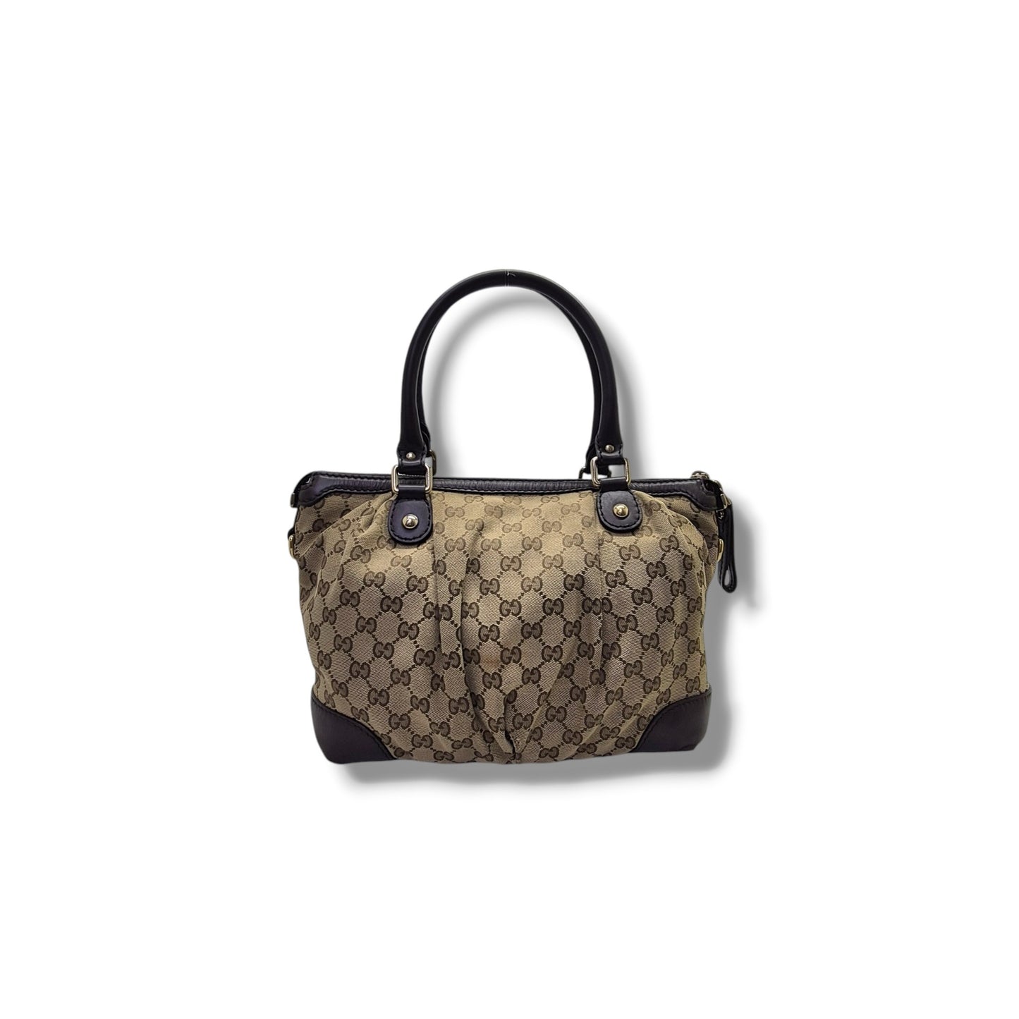 Gucci GG Sukey Canvas Tote Bag Ghw ( Beige/Brown)