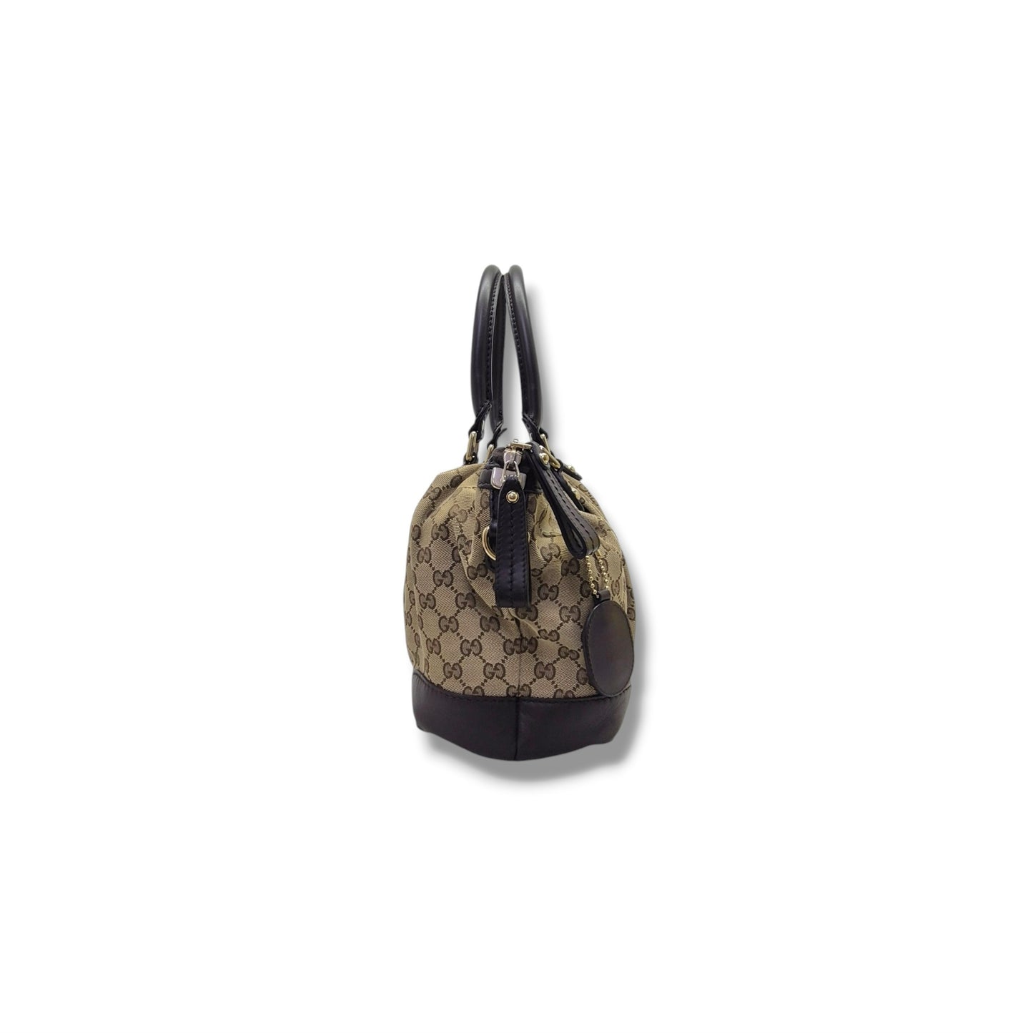 Gucci GG Sukey Canvas Tote Bag Ghw ( Beige/Brown)