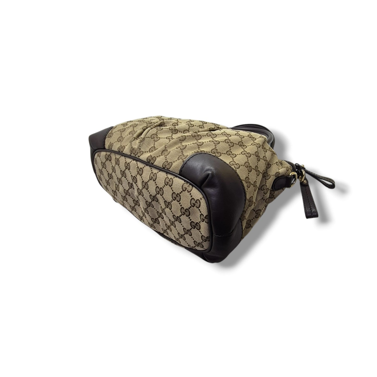 Gucci GG Sukey Canvas Tote Bag Ghw ( Beige/Brown)