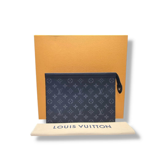 Louis Vuitton Pochette Voyage Monogram Eclipse Shw