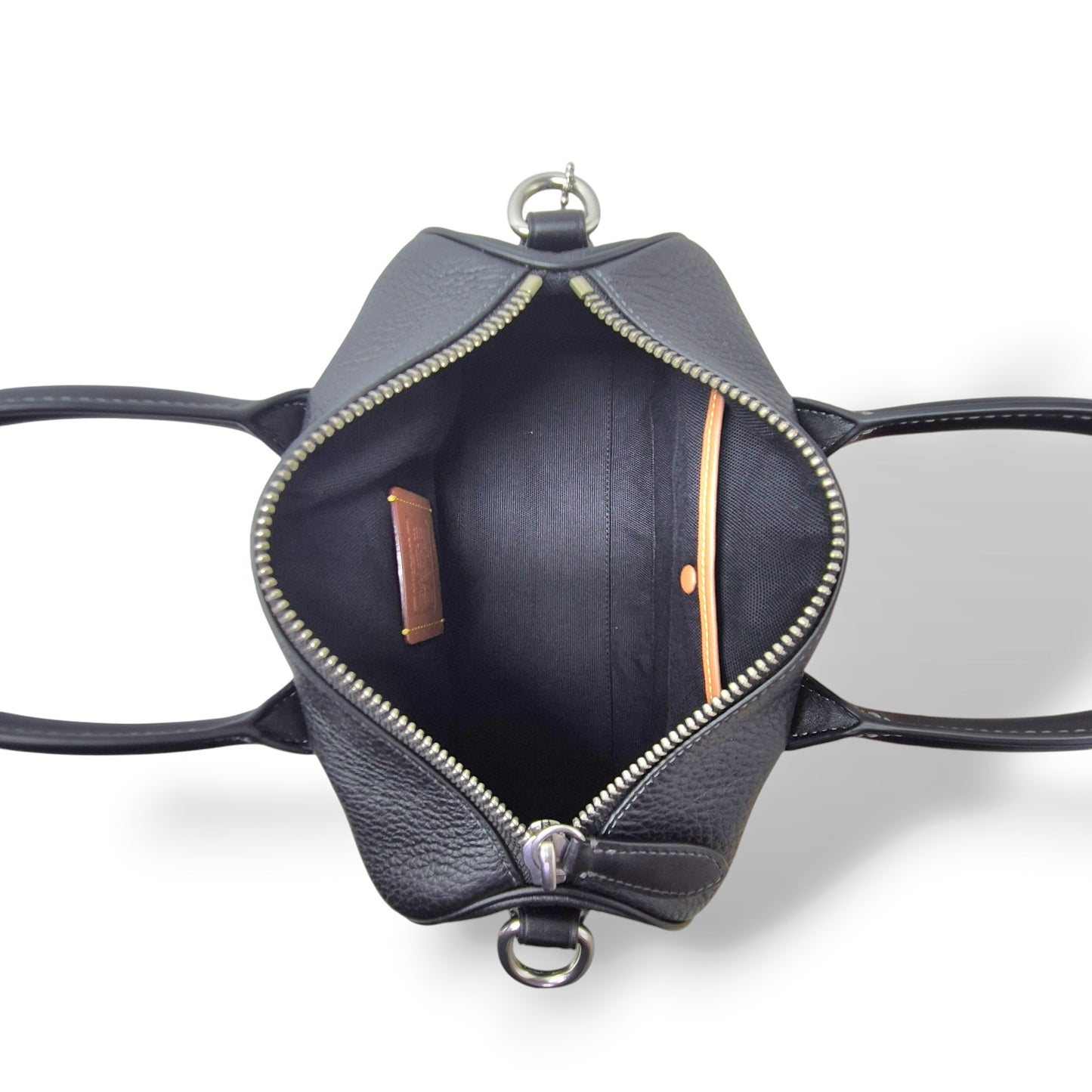 Coach Compass 25 Leather Boston Bag Shw (Black)