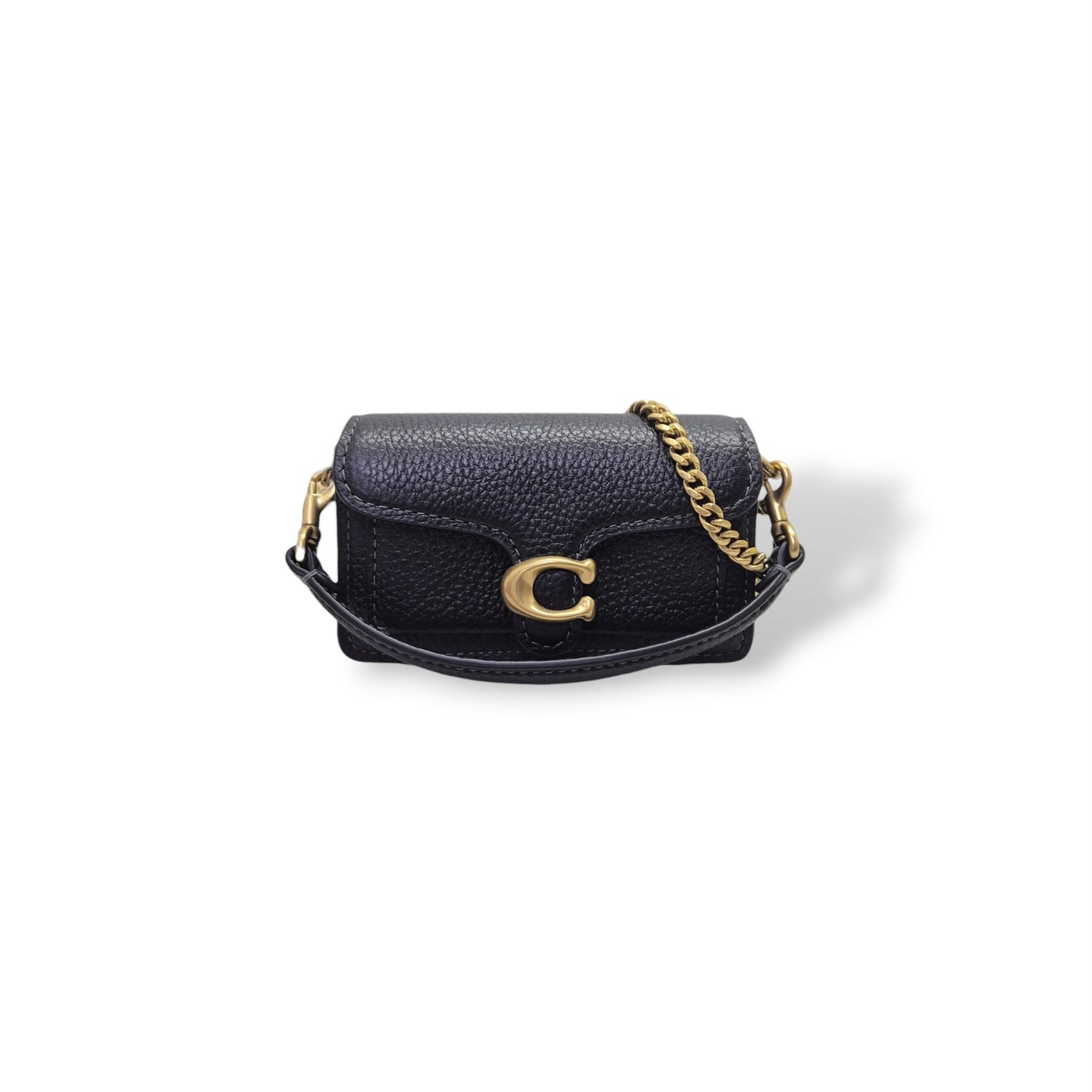 Coach Tabby Bag Charm Ghw (Black)