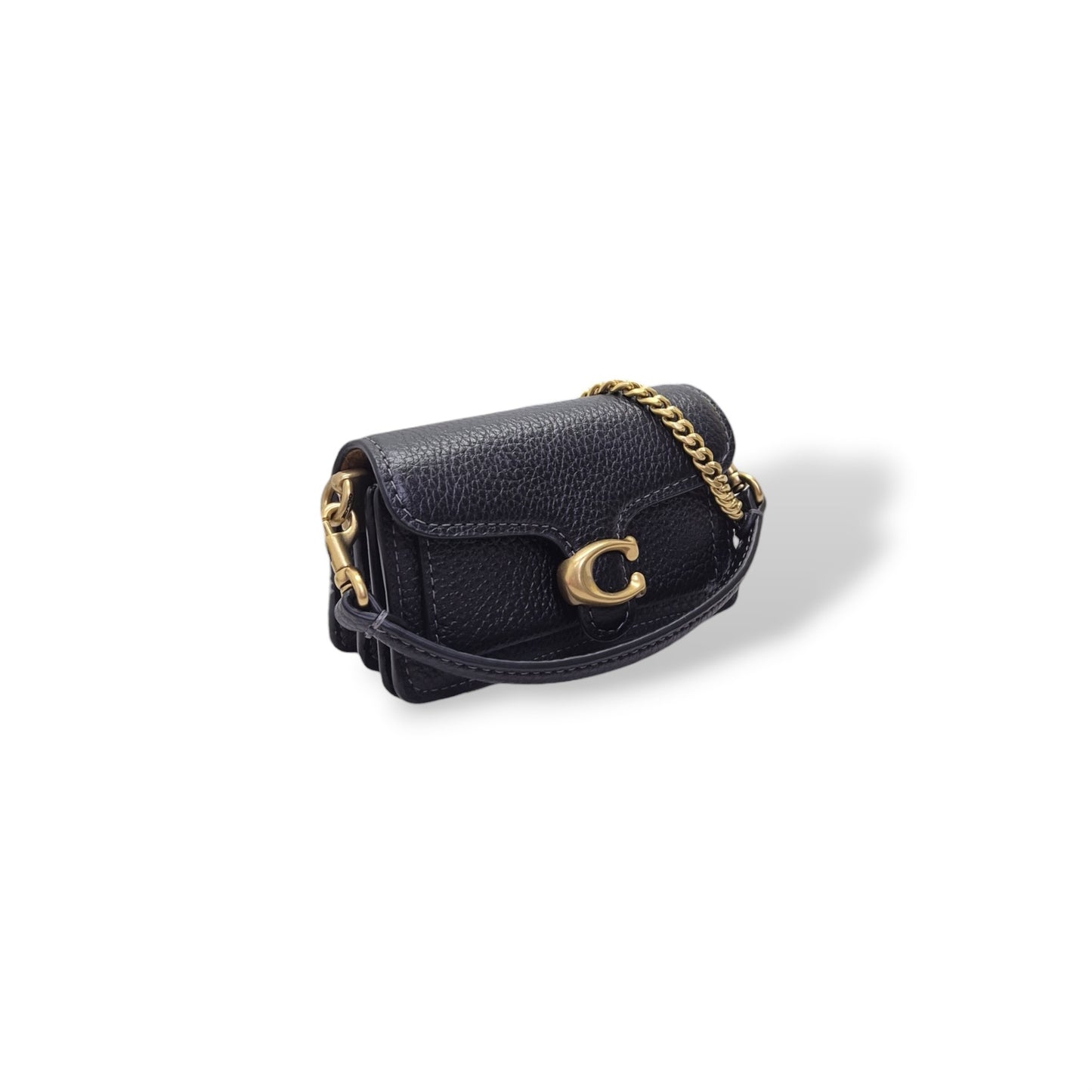 Coach Tabby Bag Charm Ghw (Black)