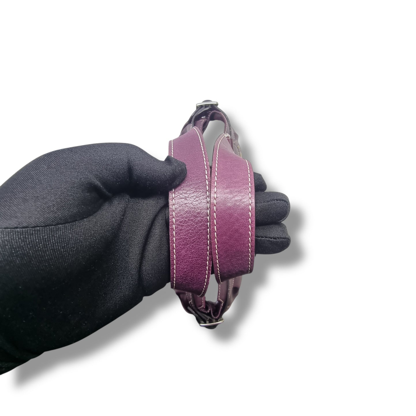 Longchamp Idole Leather Shw (Dark Purple)