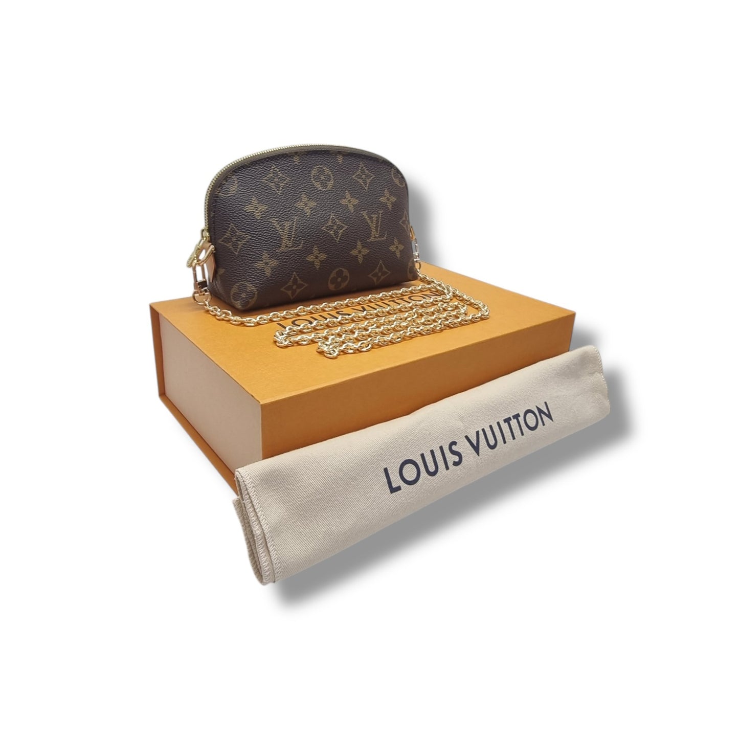 Louis Vuitton Cosmetic Pouch PM Monogram Ghw