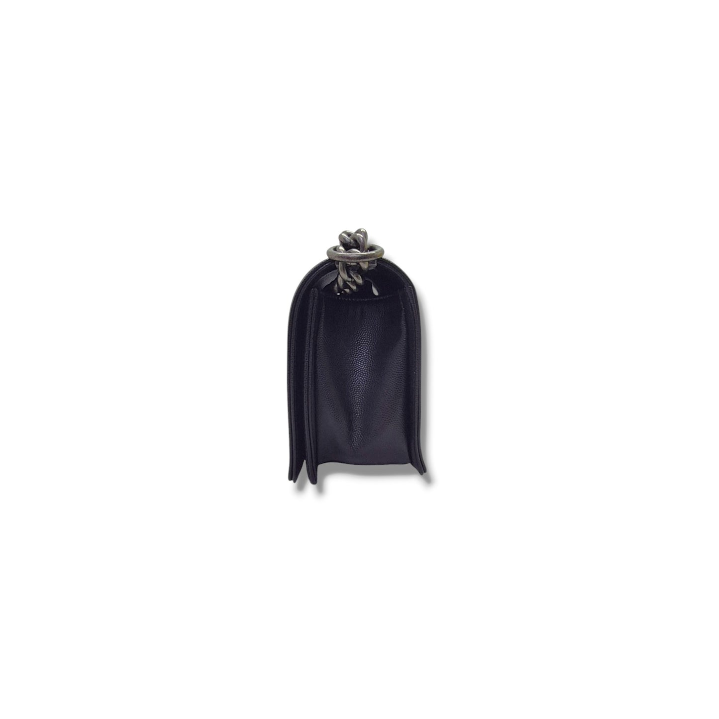 Chanel Boy Medium Caviar Rhw (Black)