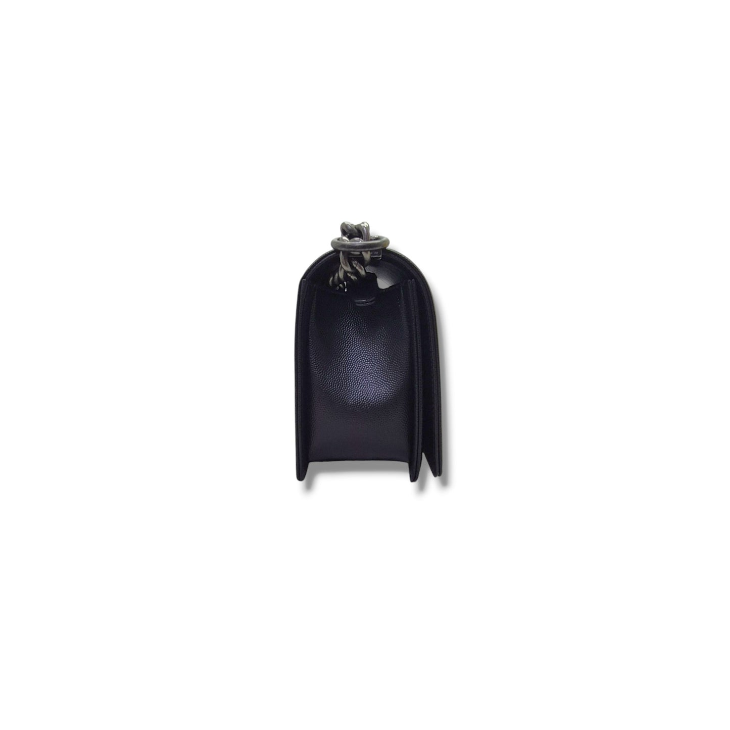 Chanel Boy Medium Caviar Rhw (Black)