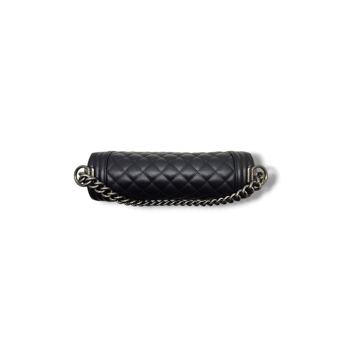 Chanel Boy Medium Caviar Rhw (Black)