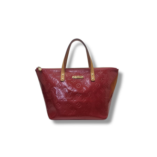 Louis Vuitton Bellevue PM Monogram Vernis Pomme D'Amour Ghw