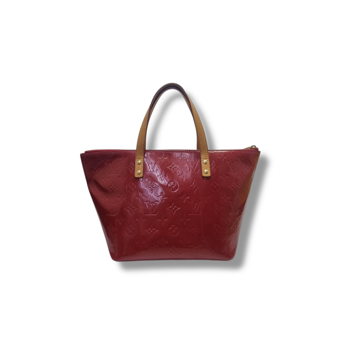 Louis Vuitton Bellevue PM Monogram Vernis Pomme D'Amour Ghw