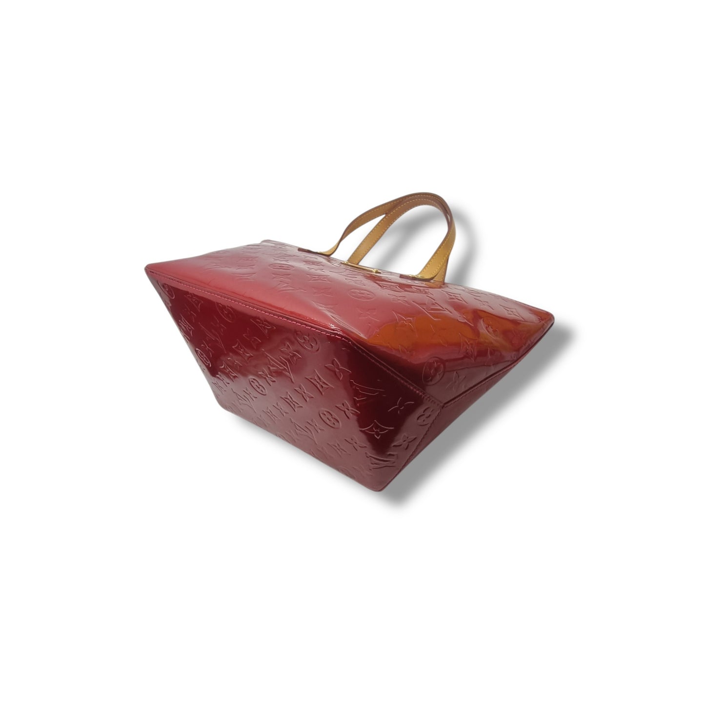 Louis Vuitton Bellevue PM Monogram Vernis Pomme D'Amour Ghw