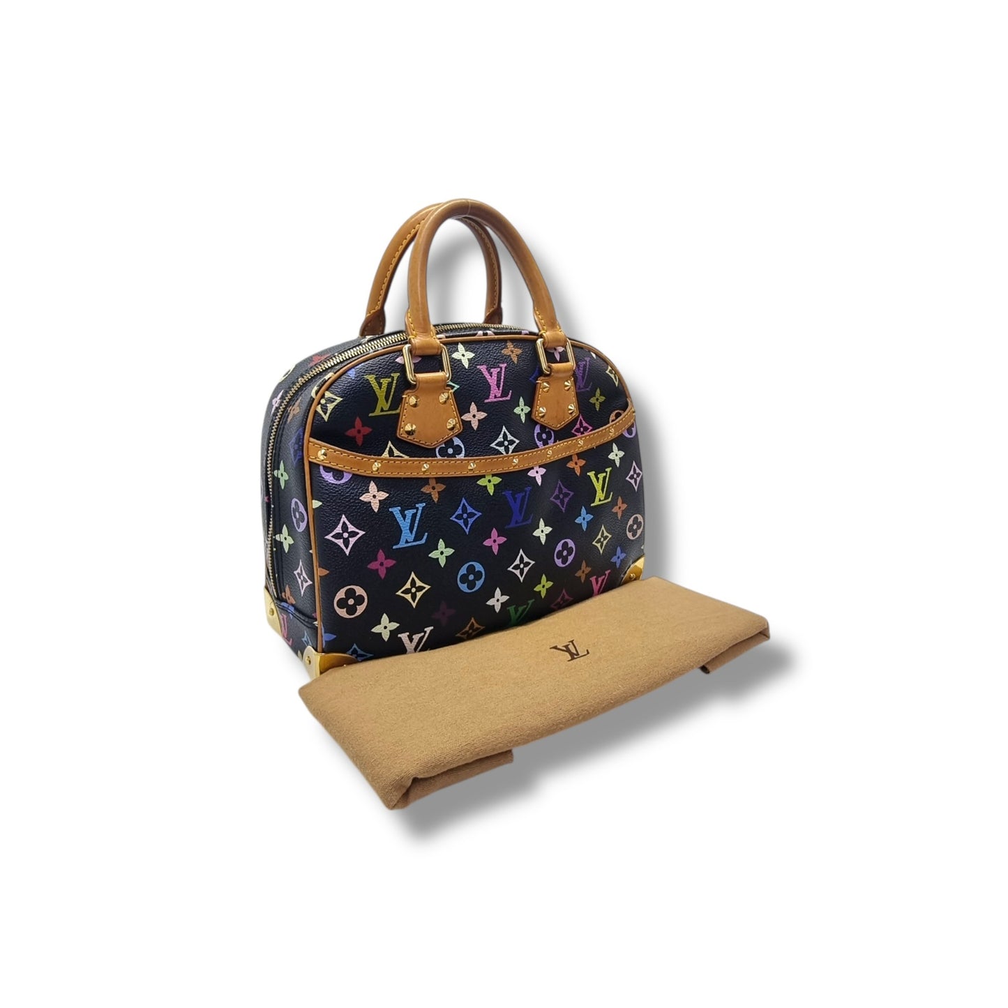 Louis Vuitton Trouville Monogram Multicolor Black Ghw