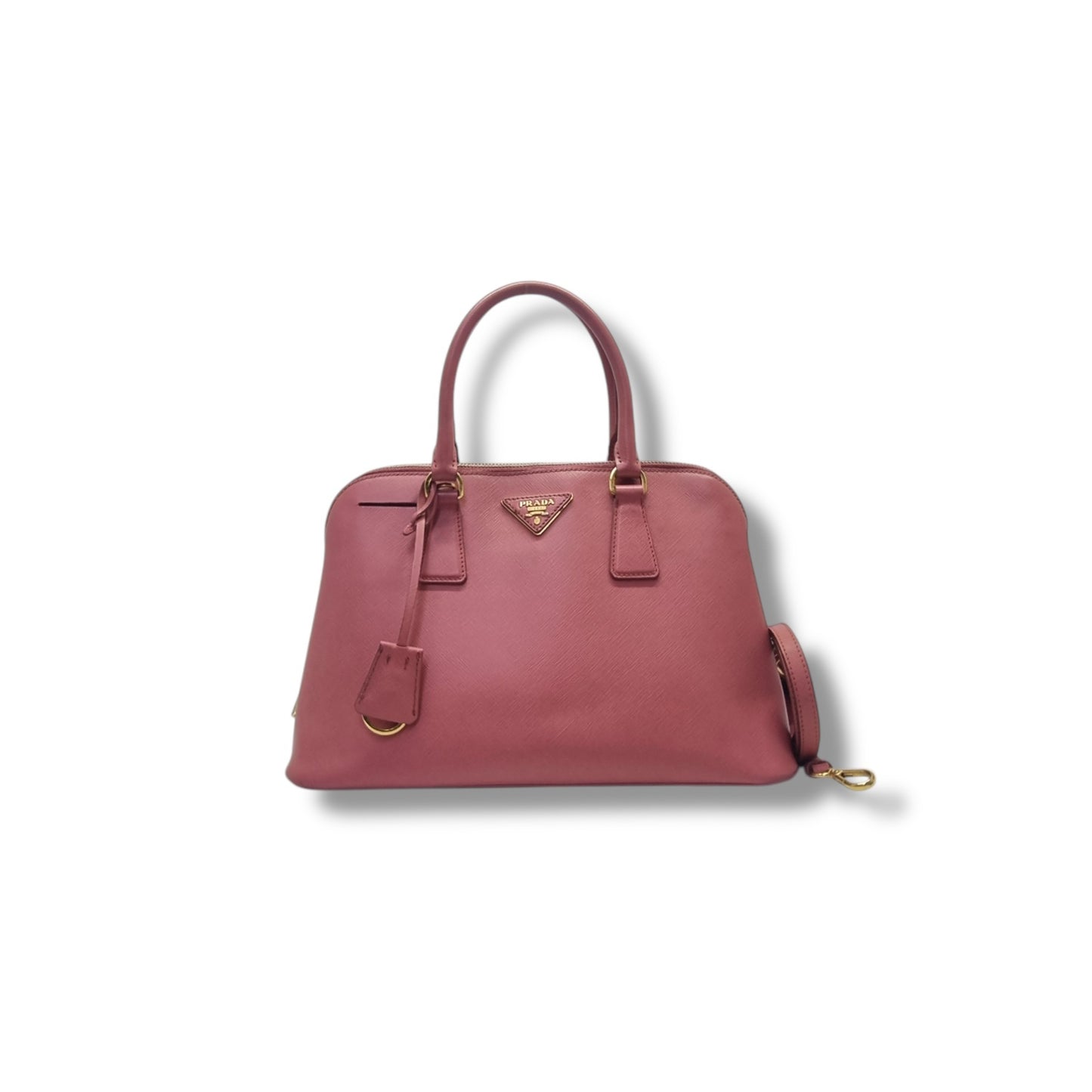 Prada 1BA837 Saffiano Lux Tote Bag Ghw (Pink)