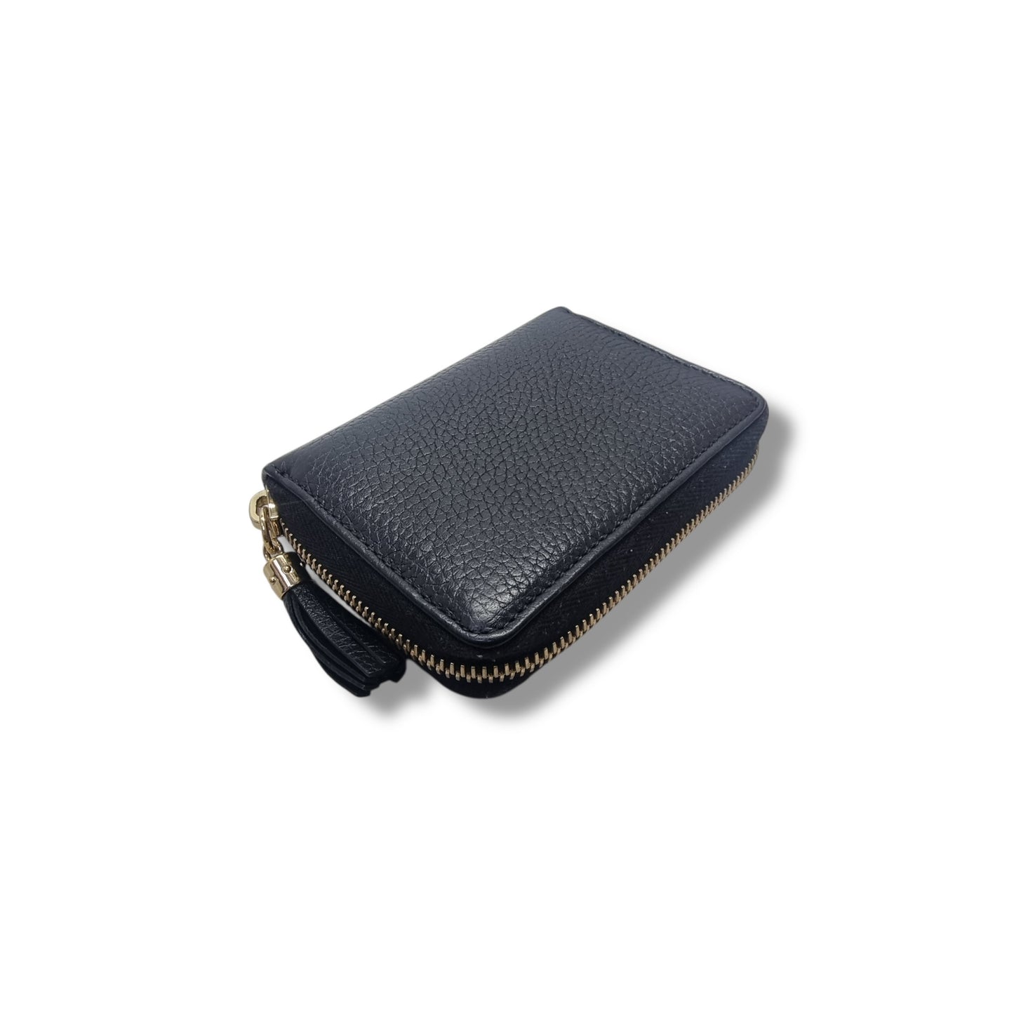 Gucci Soho Disco Leather Wallet Ghw (Black)