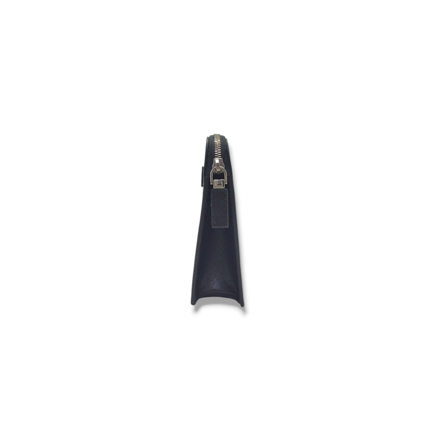 Prada Saffiano Leather Wrist Clutch Shw (Black)