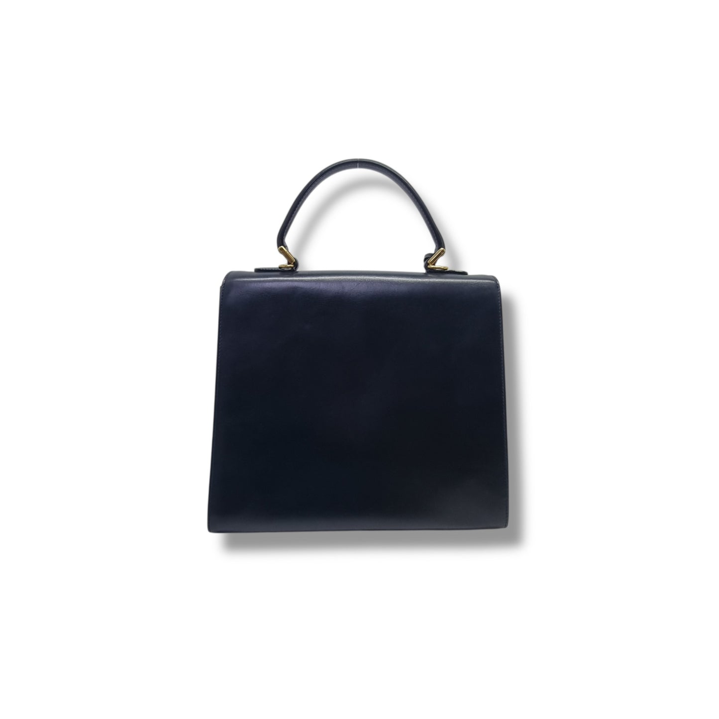 Gucci Vintage Lady Lock Tote Bag Ghw ( Black)